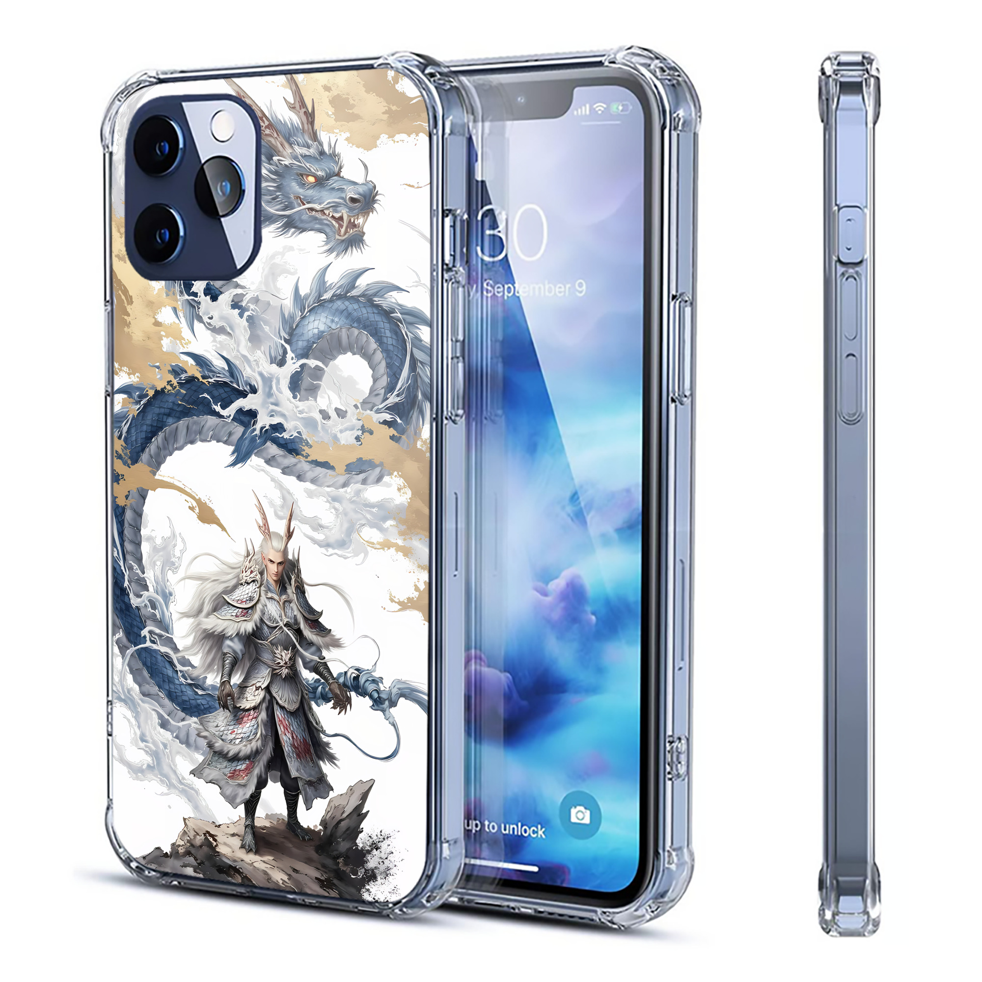 （画像用） Ne Zha 2 ナタ 魔童の大暴れ 【iPhone 12シリーズ対応】透明スマホケース（クリアソフトケース）